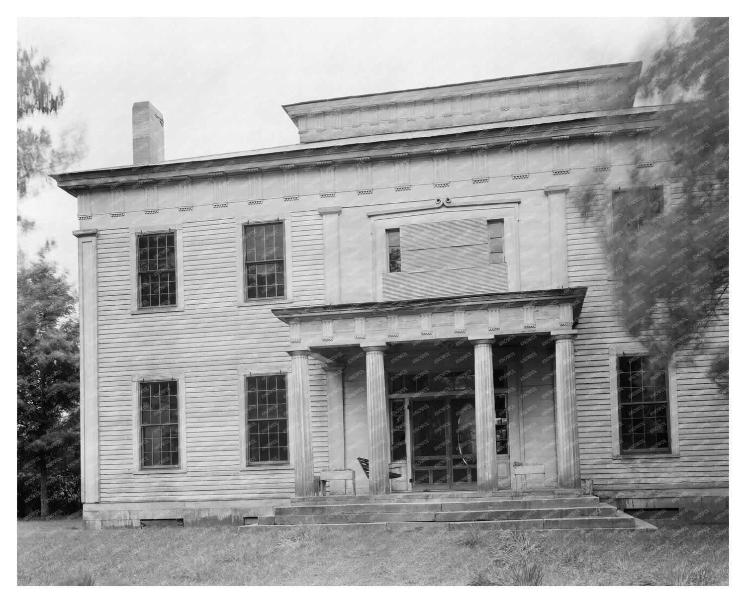 Historic 1848 Building in Cherokee, Alabama Photograph