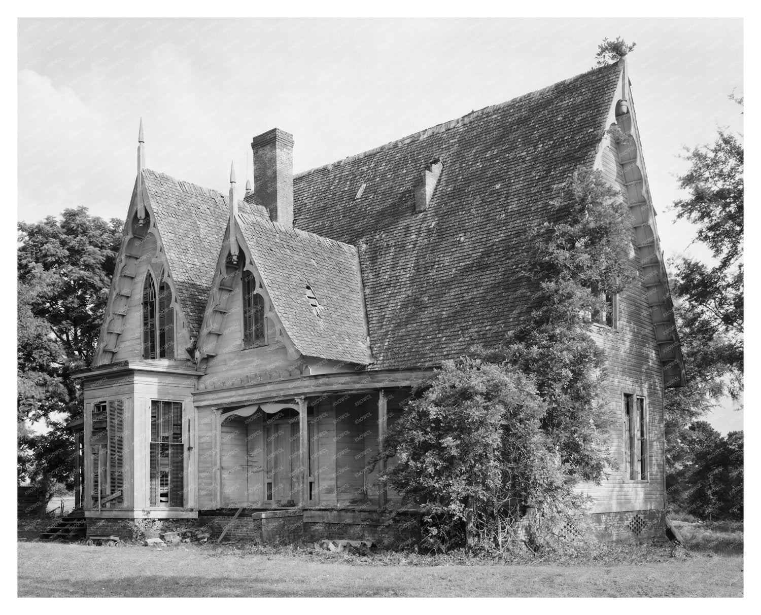 Gothic Revival House in Greensboro, Alabama, c. 1840
