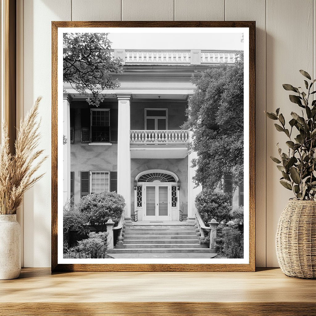 Students Masonic Building, Tuscaloosa AL, 1845 Vintage Photo