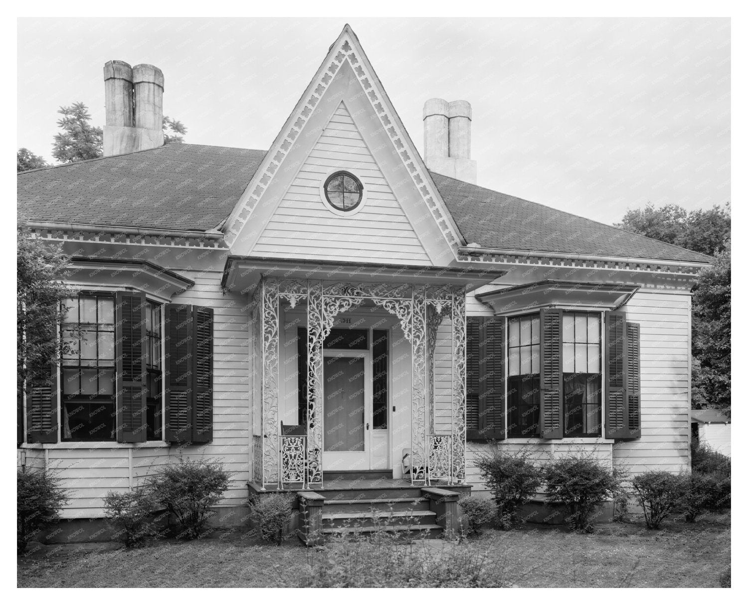 Tuscaloosa Architecture, Alabama 1953 Historical Photo