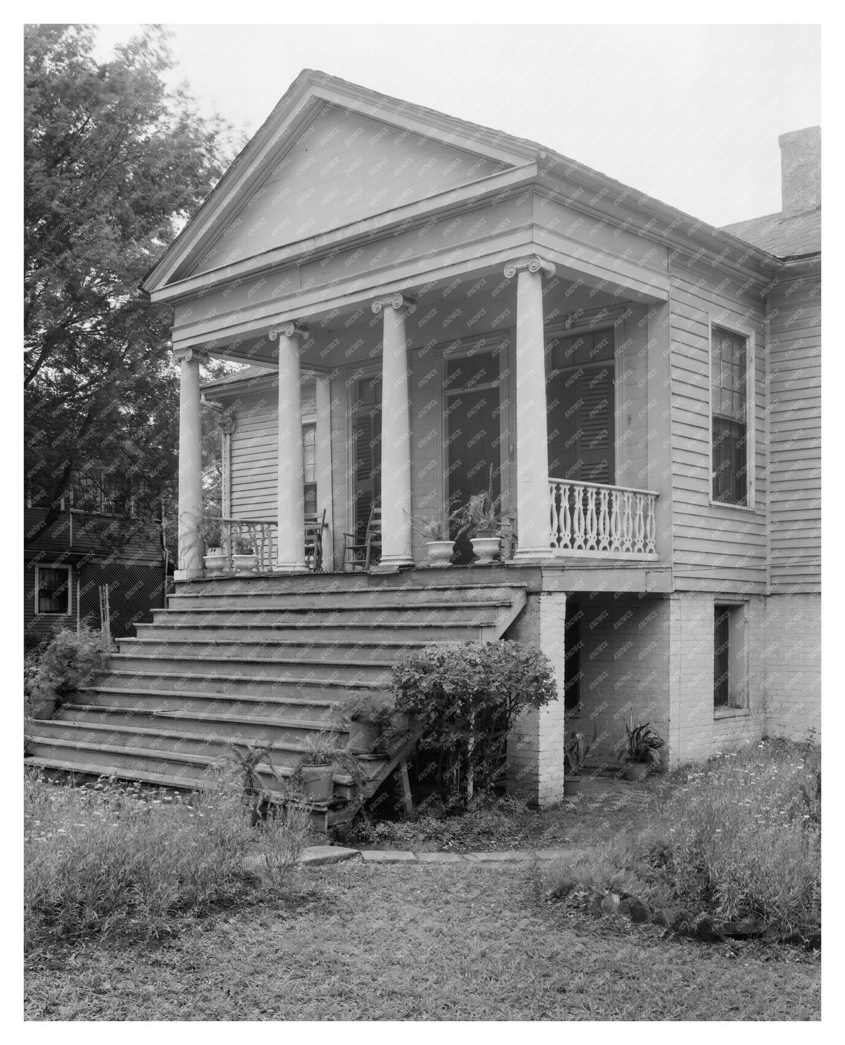 Hays House in Tuscaloosa County, AL – 1830 Vintage Photo