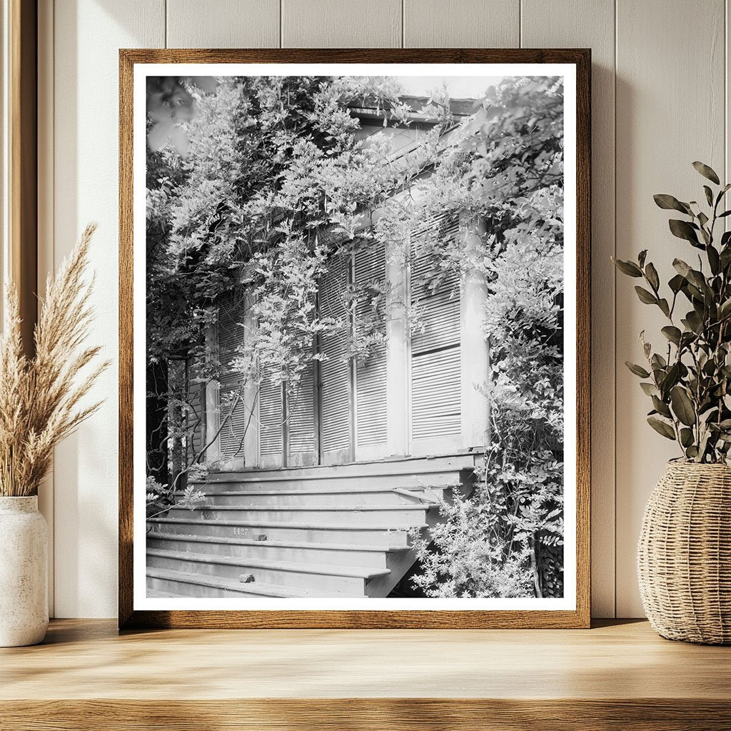 Oldest House in Tuscaloosa, Alabama - Vintage Photo 1820