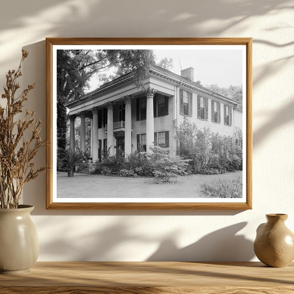 Tuscaloosa, AL Vintage Architecture Photo, Mid-20th Century