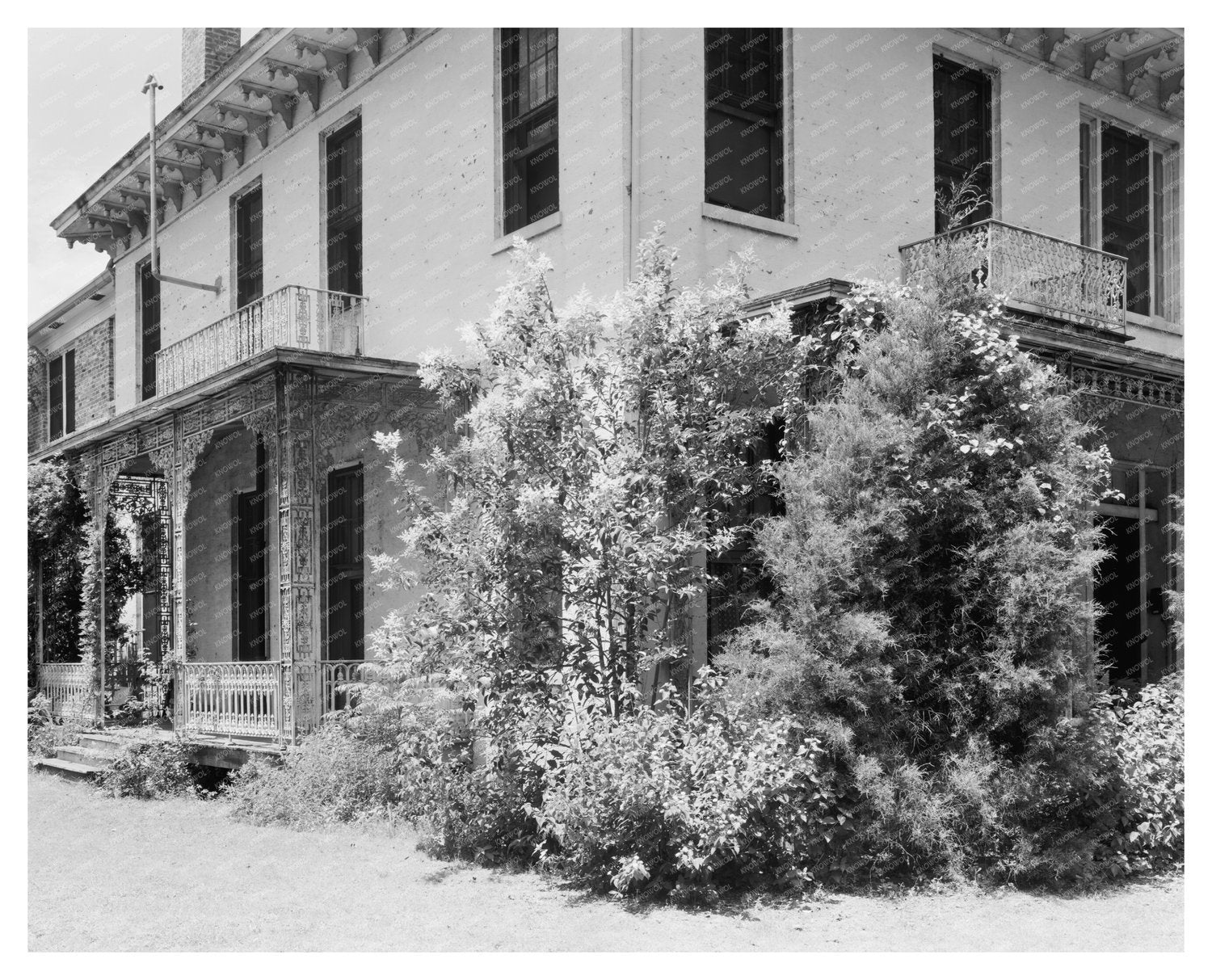1850s Building Photographed in Selma, Alabama, 1953