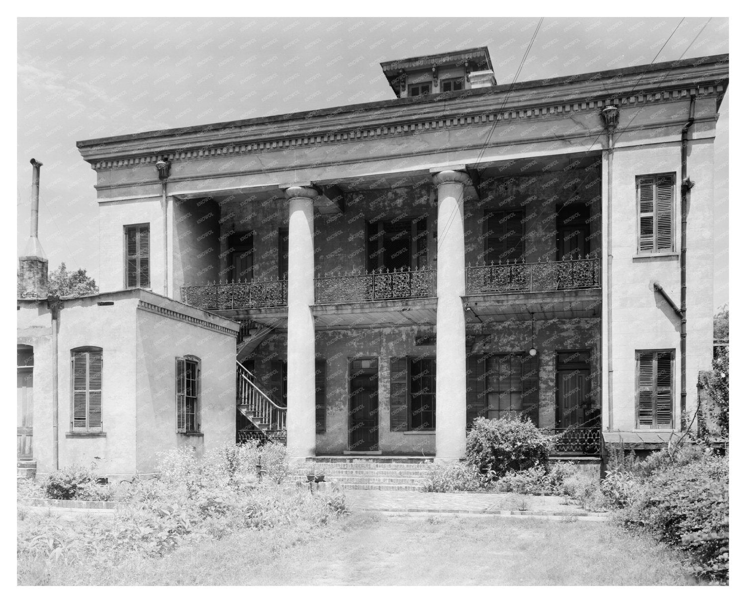 1842 Historic Building in Selma, Alabama - Vintage Photo