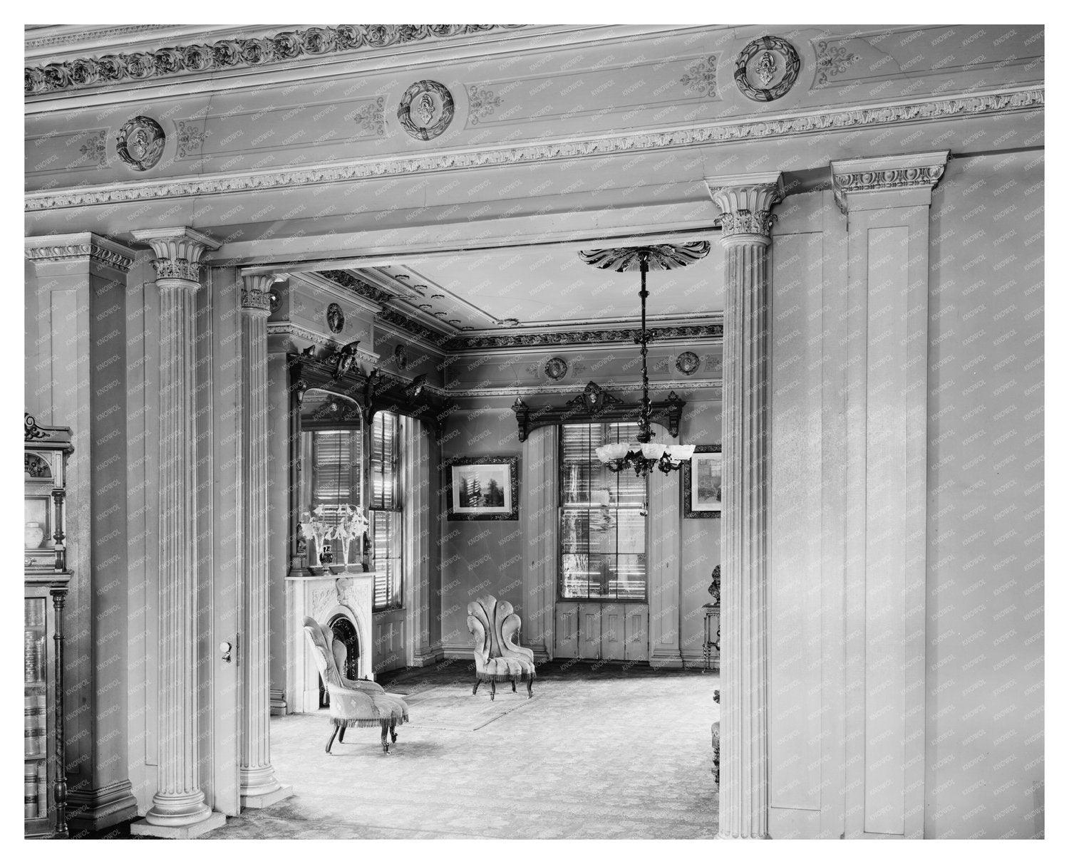Historic 1842 Building in Selma, Alabama - 1953 Photo