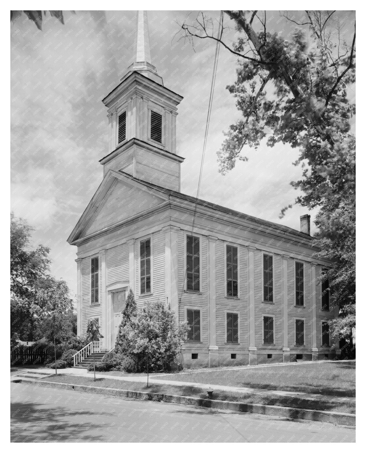 Historic Church in Eutaw, Alabama - 1851 Architecture