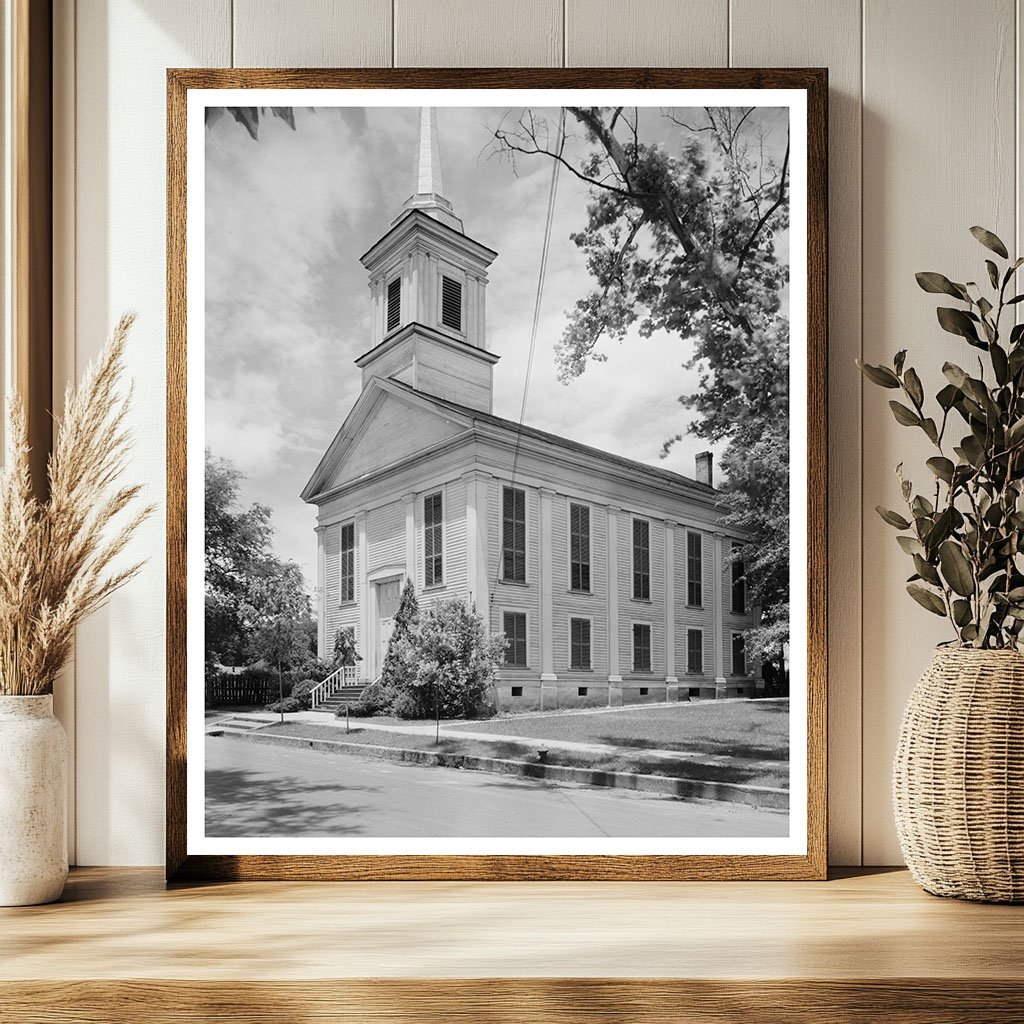 Historic Church in Eutaw, Alabama - 1851 Architecture