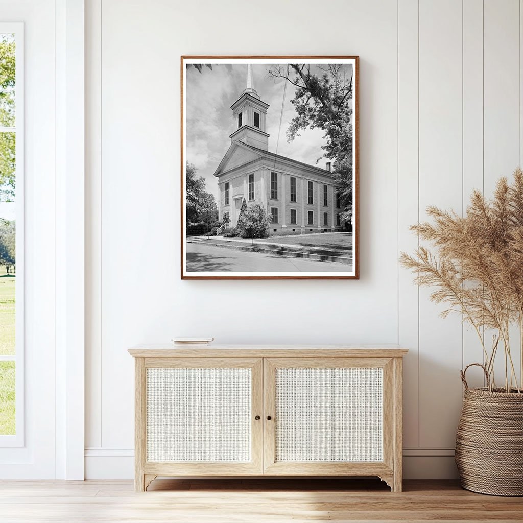 Historic Church in Eutaw, Alabama - 1851 Architecture