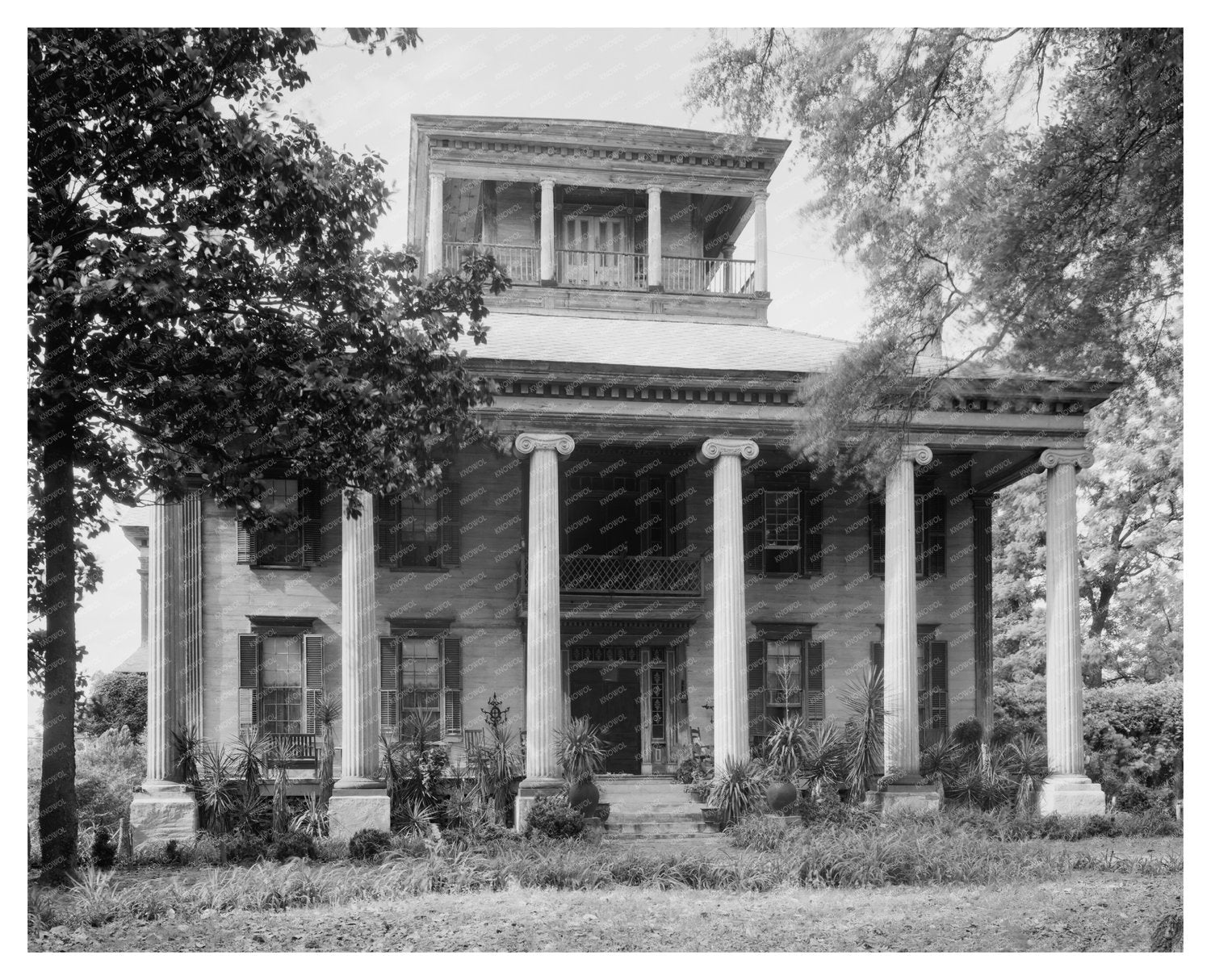 1832 Building in Forkland, Alabama - Historical Photo