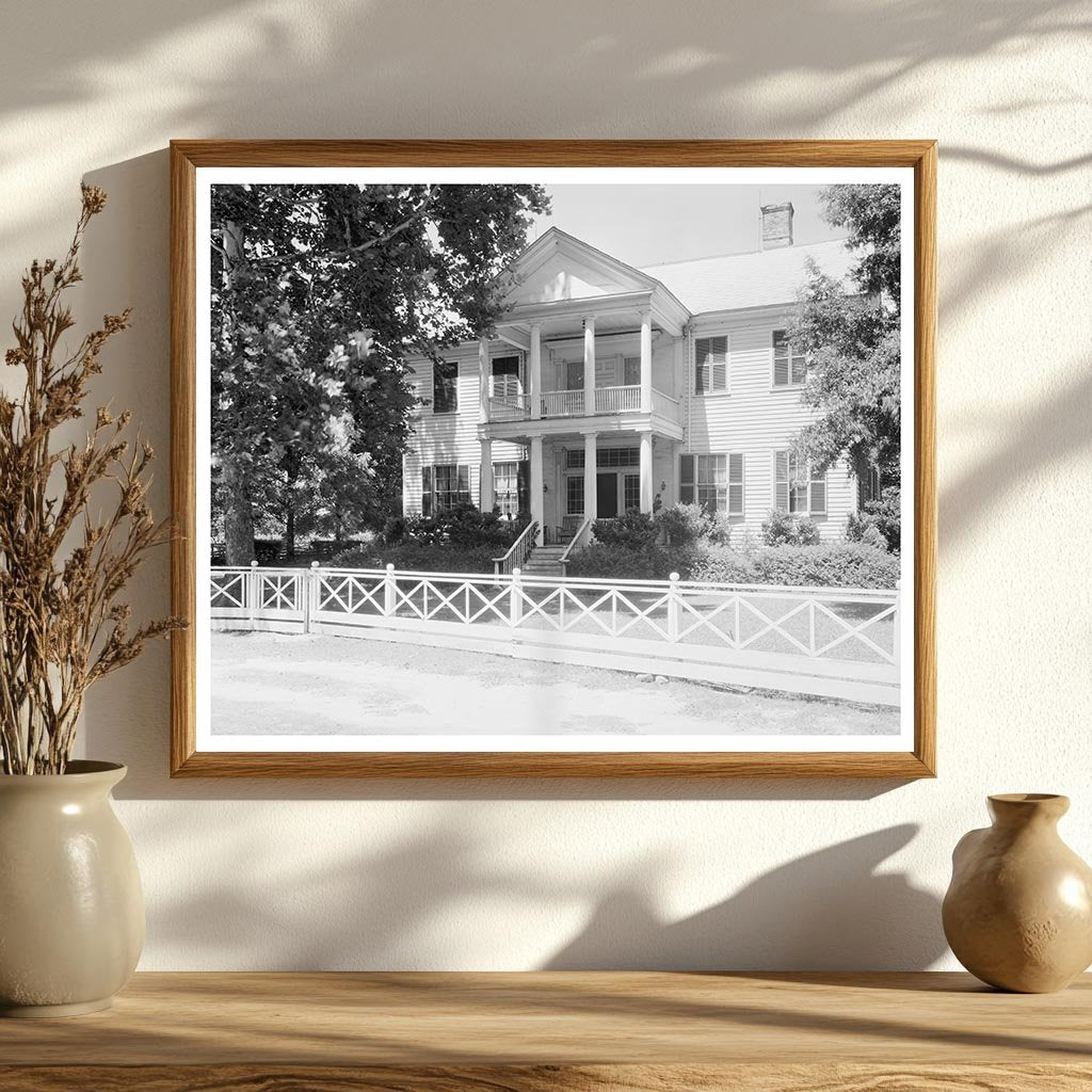 1835 Building in Claiborne, Alabama - Historic Photograph