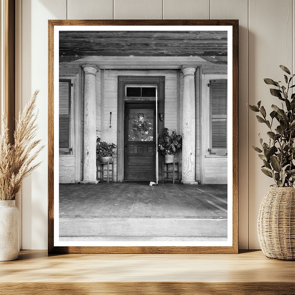 Historic Camden, Alabama Architecture Photo, 1953