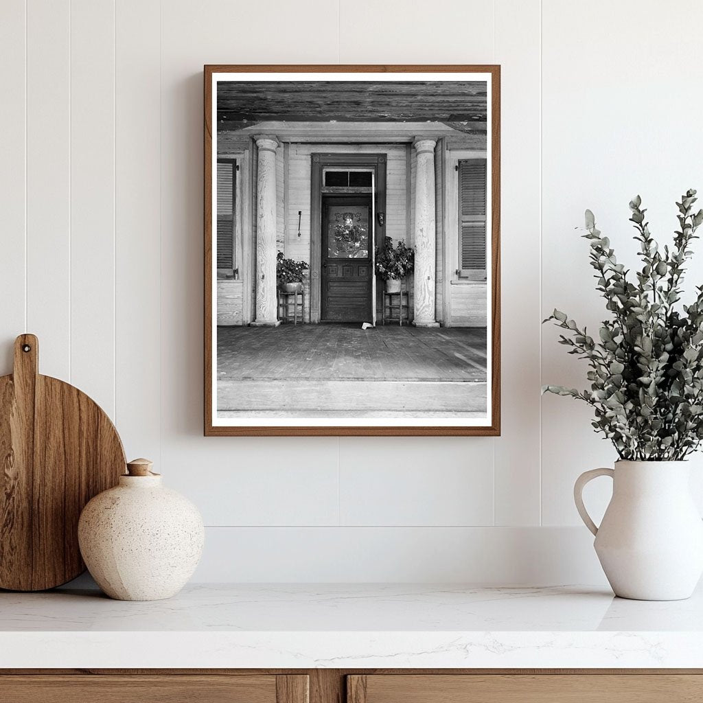 Historic Camden, Alabama Architecture Photo, 1953