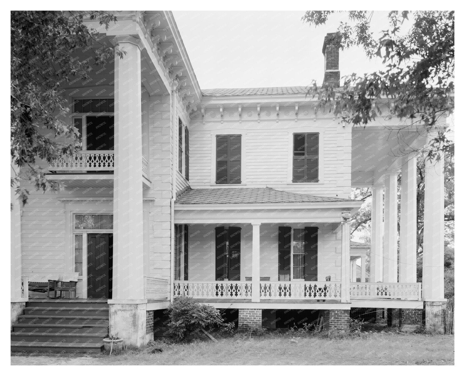Felix Tait Plantation, Camden AL, 1953 Historical Photo