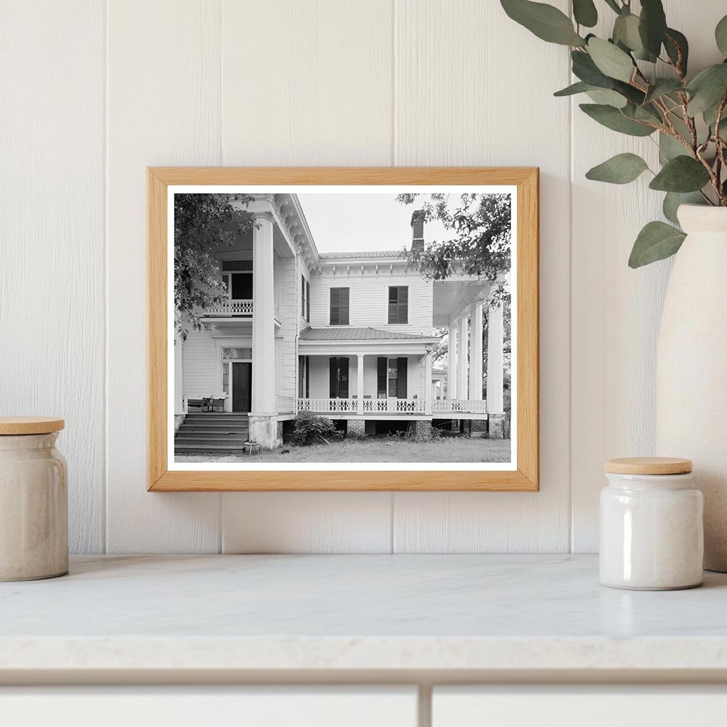 Felix Tait Plantation, Camden AL, 1953 Historical Photo