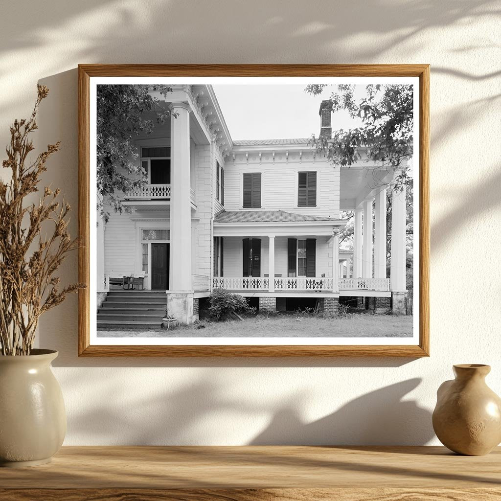 Felix Tait Plantation, Camden AL, 1953 Historical Photo