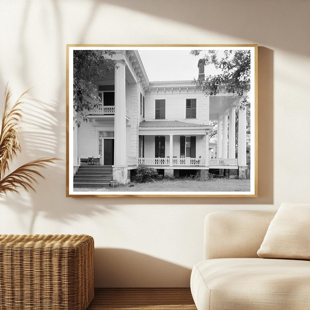 Felix Tait Plantation, Camden AL, 1953 Historical Photo