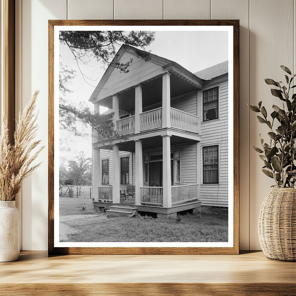 Dry Forks Plantation, Camden, Alabama, Early 1900s Photo