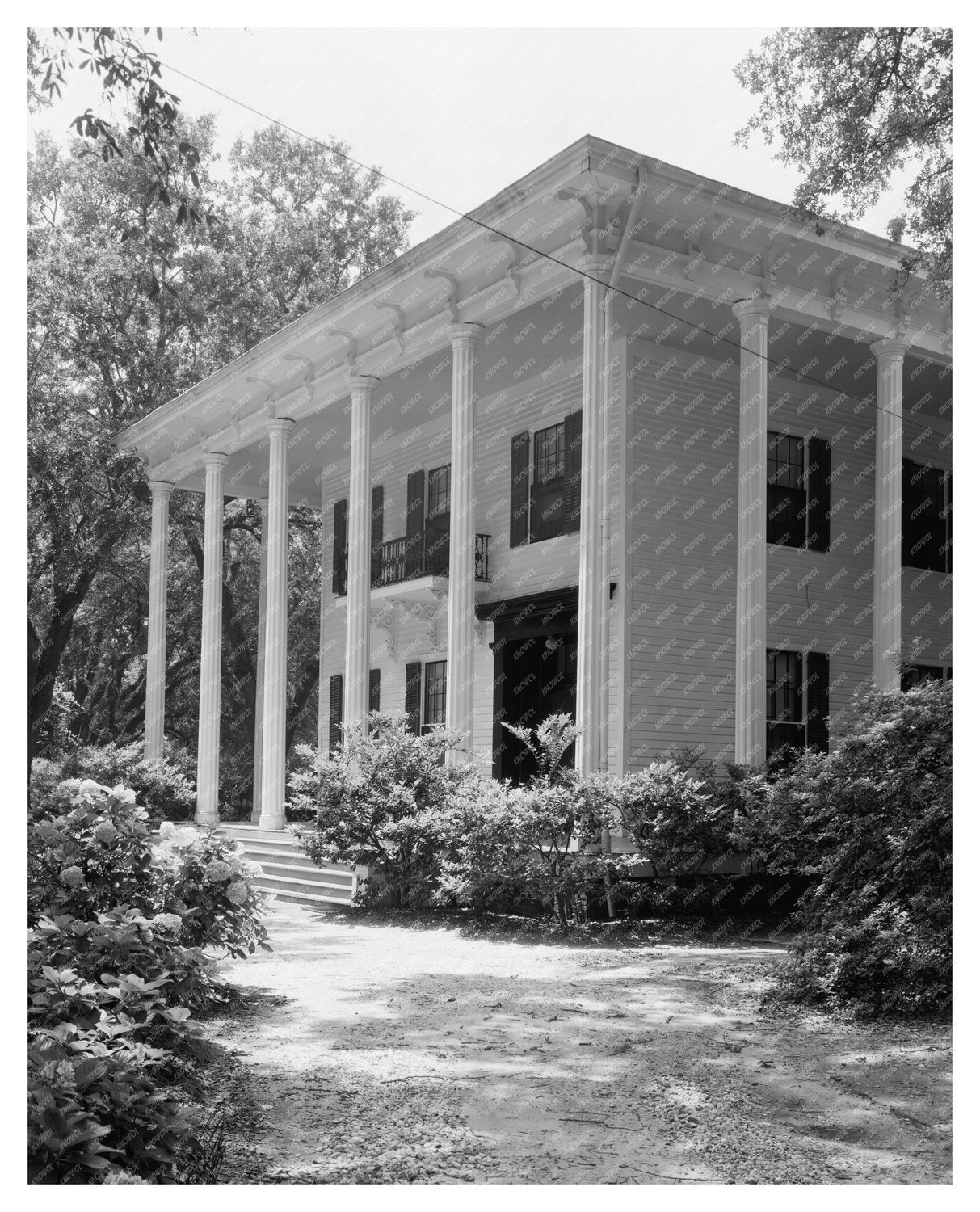 Historic Mobile Building, Alabama 1855 Architecture