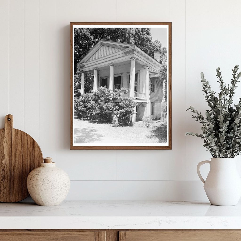 Gulf Coast Colonial Architecture in Mobile, Alabama, 1839