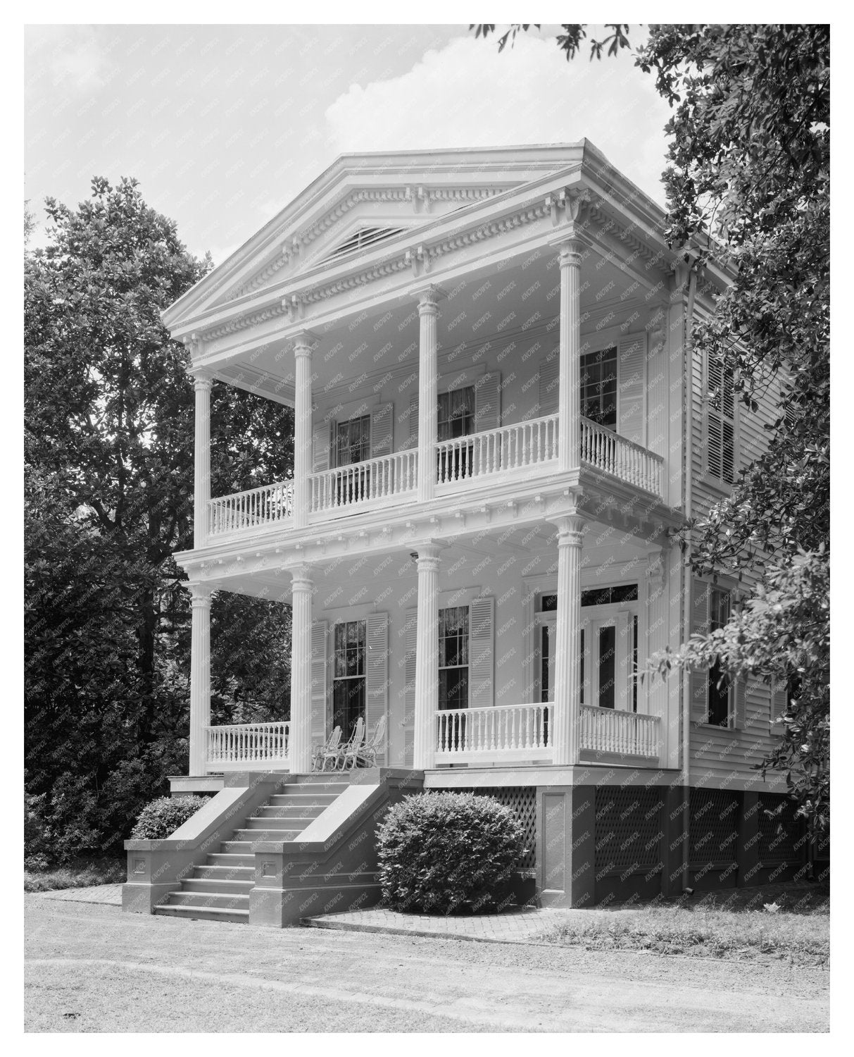 1840 House in Spring Hill, Mobile, Alabama - Historic Photo