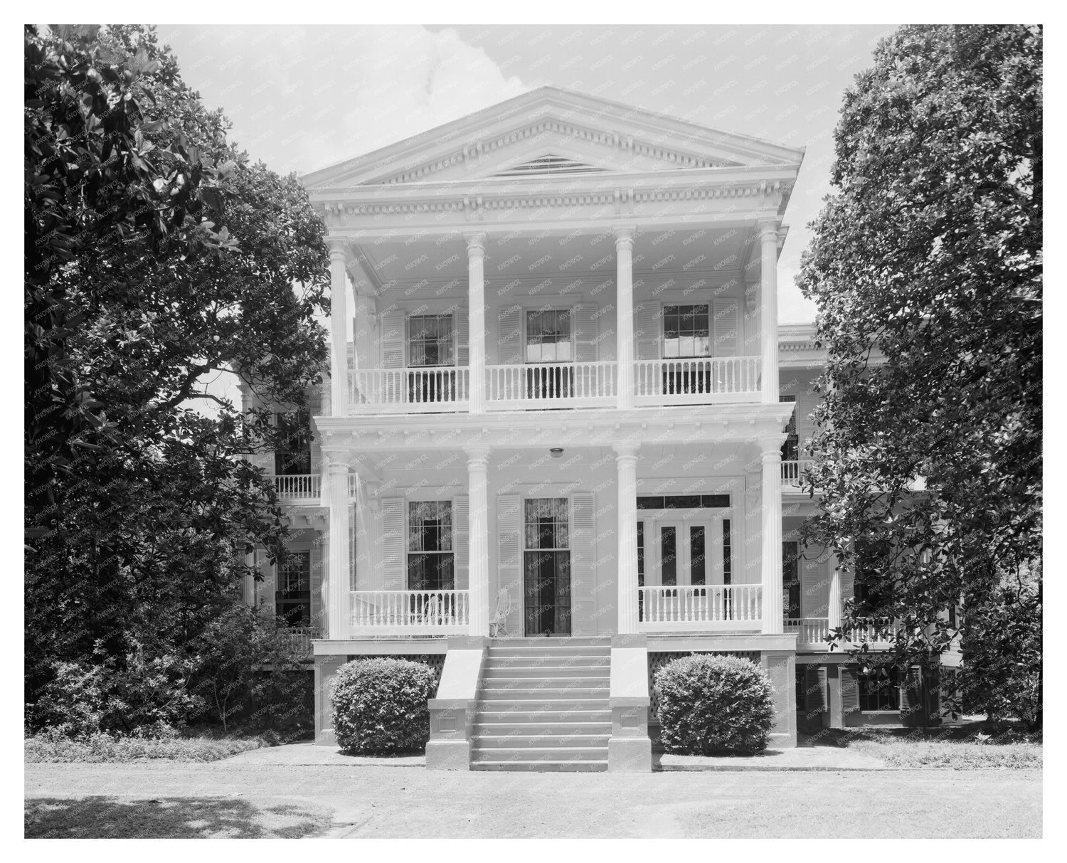1840 Mobile AL Vintage House Photo from Carnegie Survey