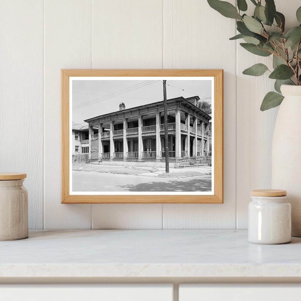 Early 1900s Sisters on Porch, Mobile, Alabama
