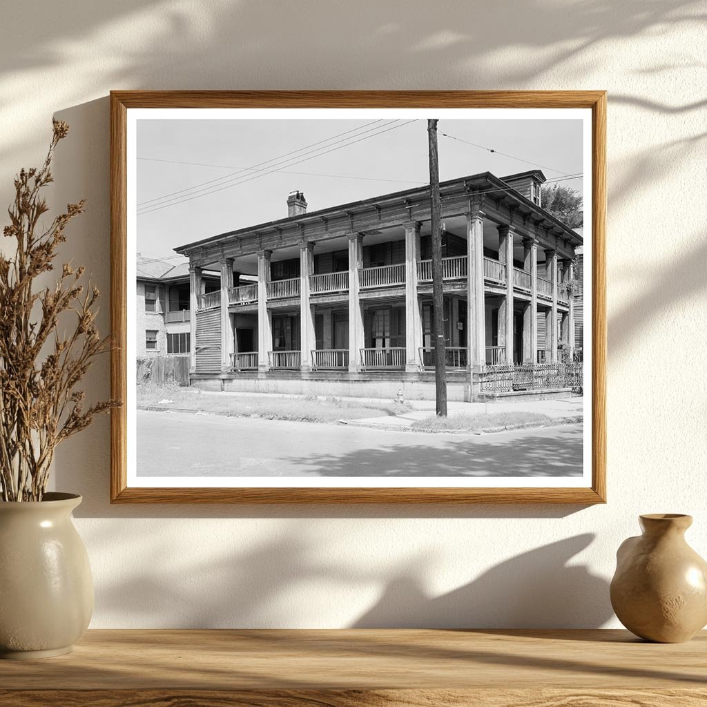 Early 1900s Sisters on Porch, Mobile, Alabama