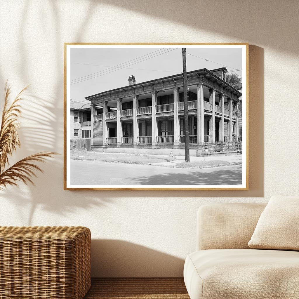 Early 1900s Sisters on Porch, Mobile, Alabama