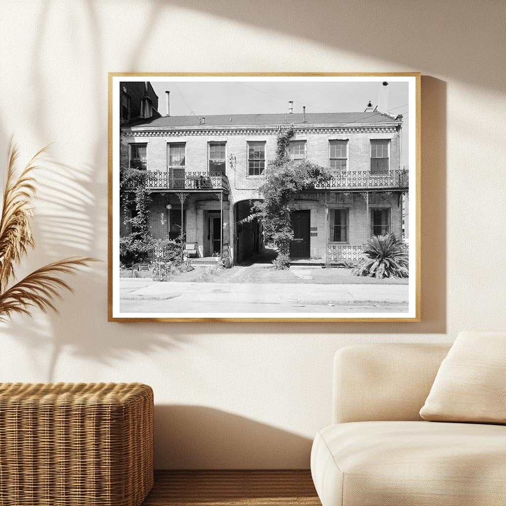 Historic Mobile Dwelling, Alabama, 1828 Photo from Carnegie