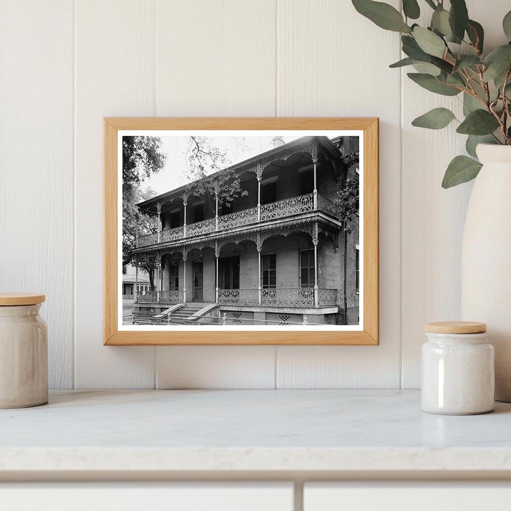 Mobile AL Vintage Ironwork Architecture Photo 1900s