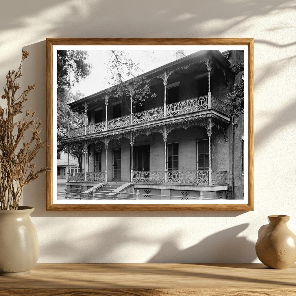 Mobile AL Vintage Ironwork Architecture Photo 1900s