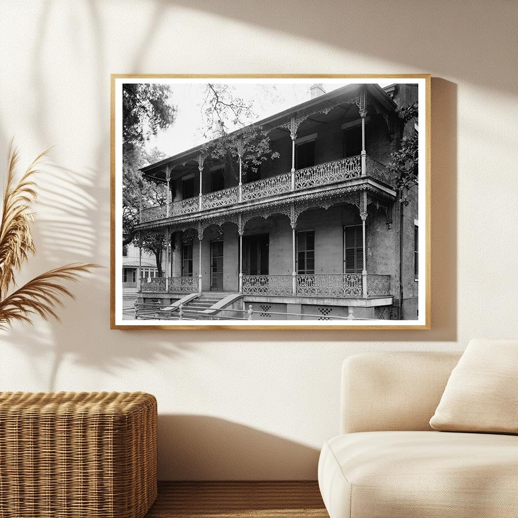 Mobile AL Vintage Ironwork Architecture Photo 1900s