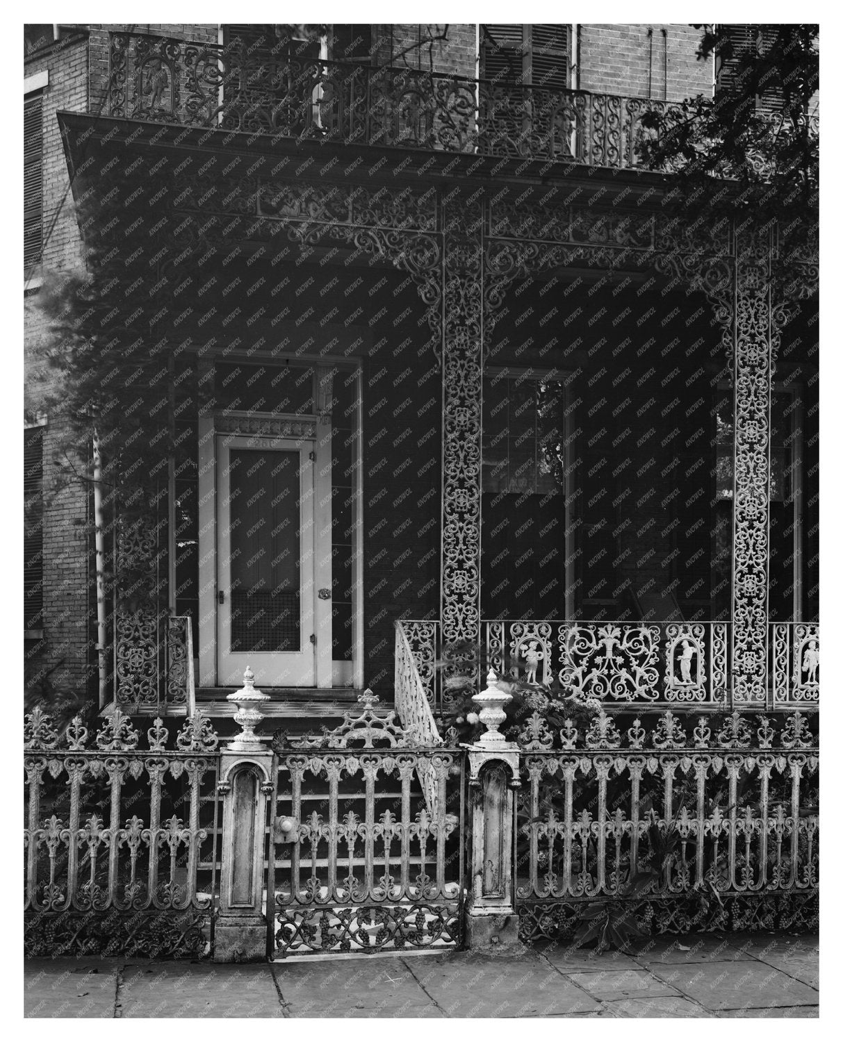 Mobile AL Architectural Ironwork Photo, Early 20th Century