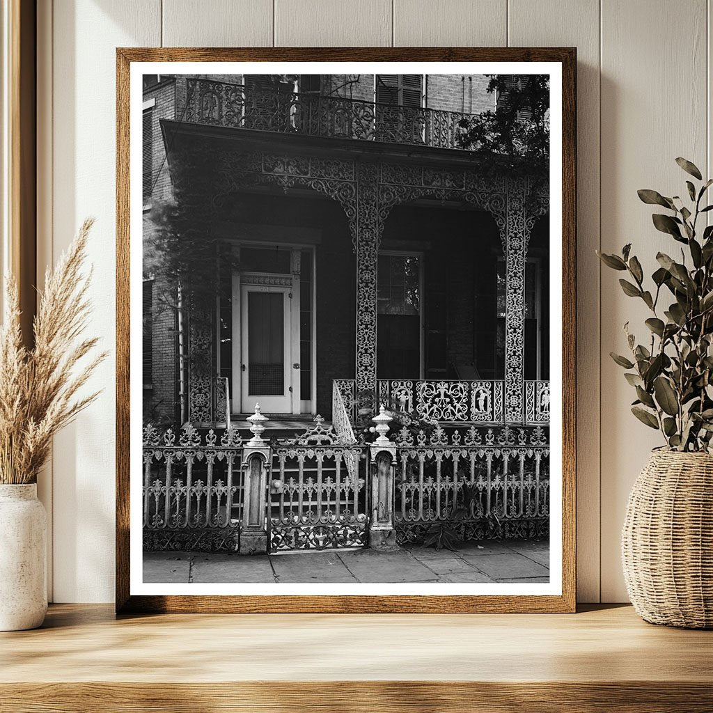 Mobile AL Architectural Ironwork Photo, Early 20th Century