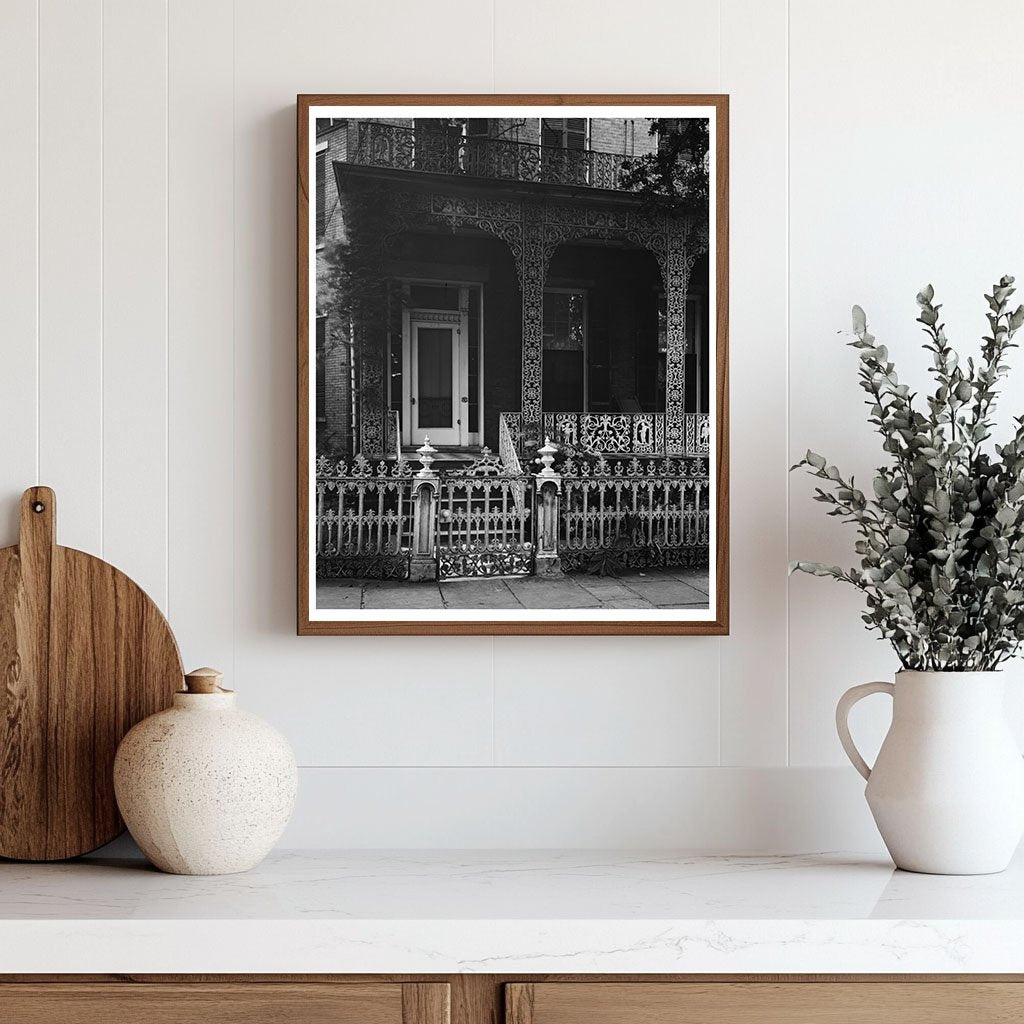 Mobile AL Architectural Ironwork Photo, Early 20th Century