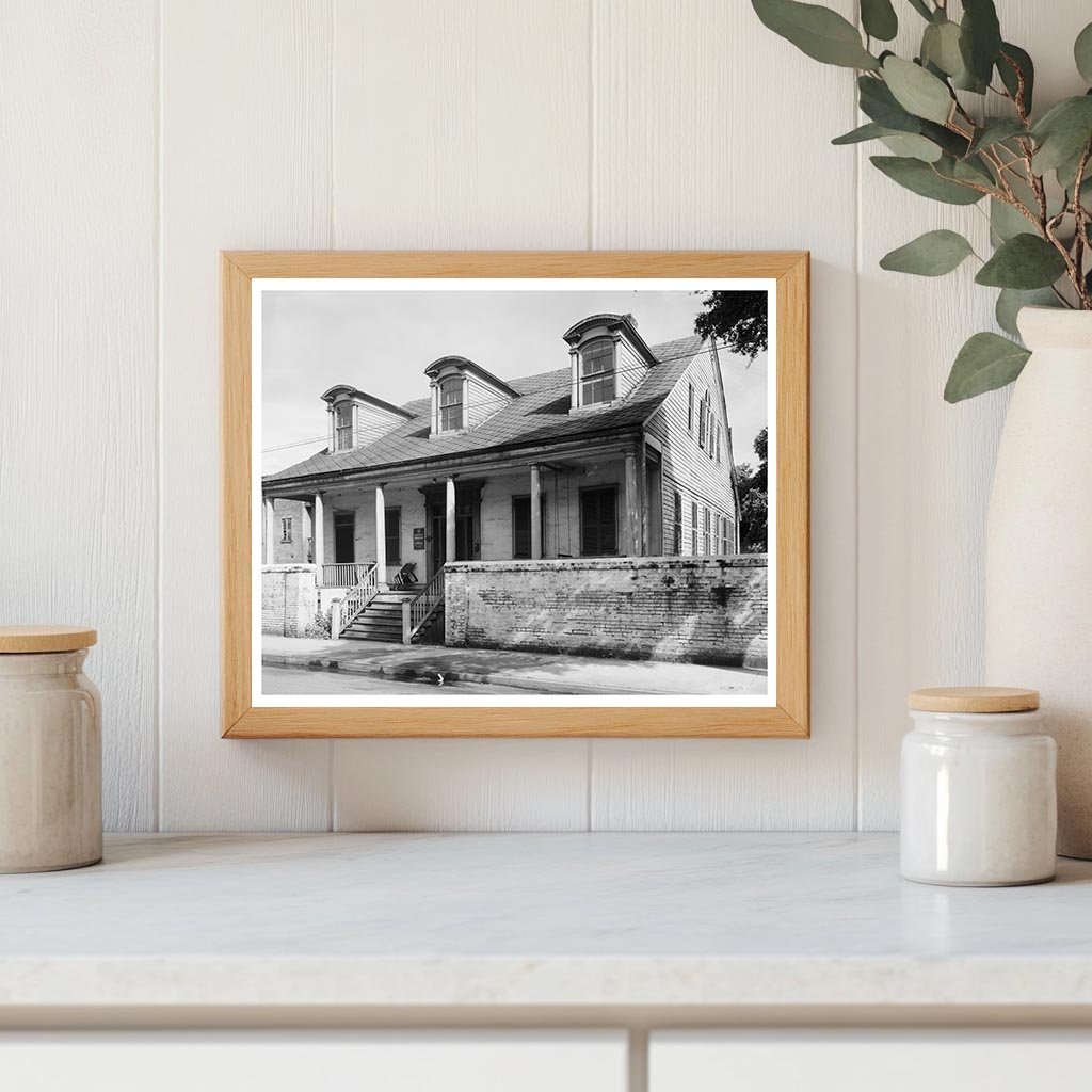 Mobile AL 1835 Vintage Architecture Photograph