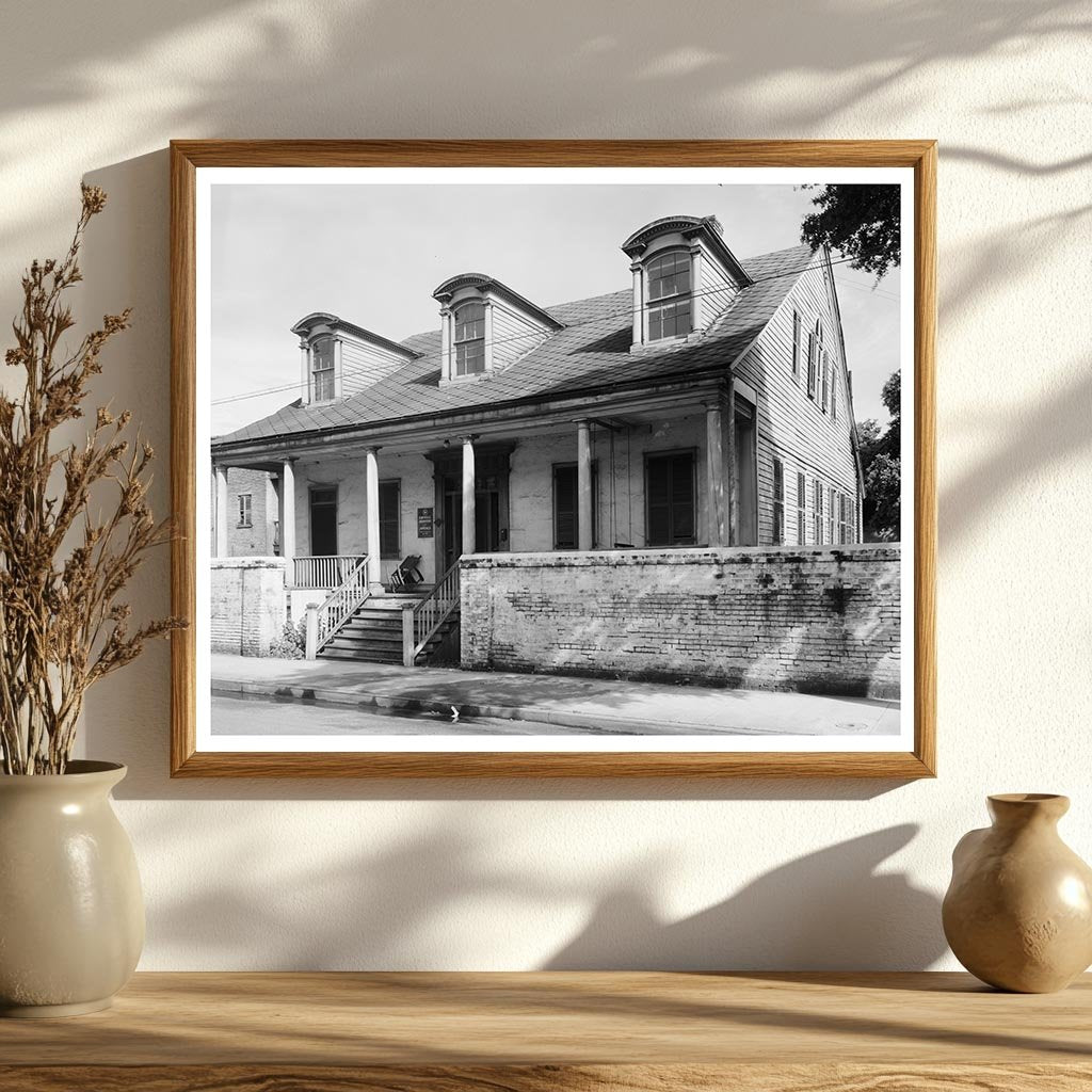 Mobile AL 1835 Vintage Architecture Photograph