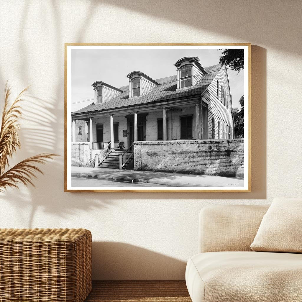 Mobile AL 1835 Vintage Architecture Photograph