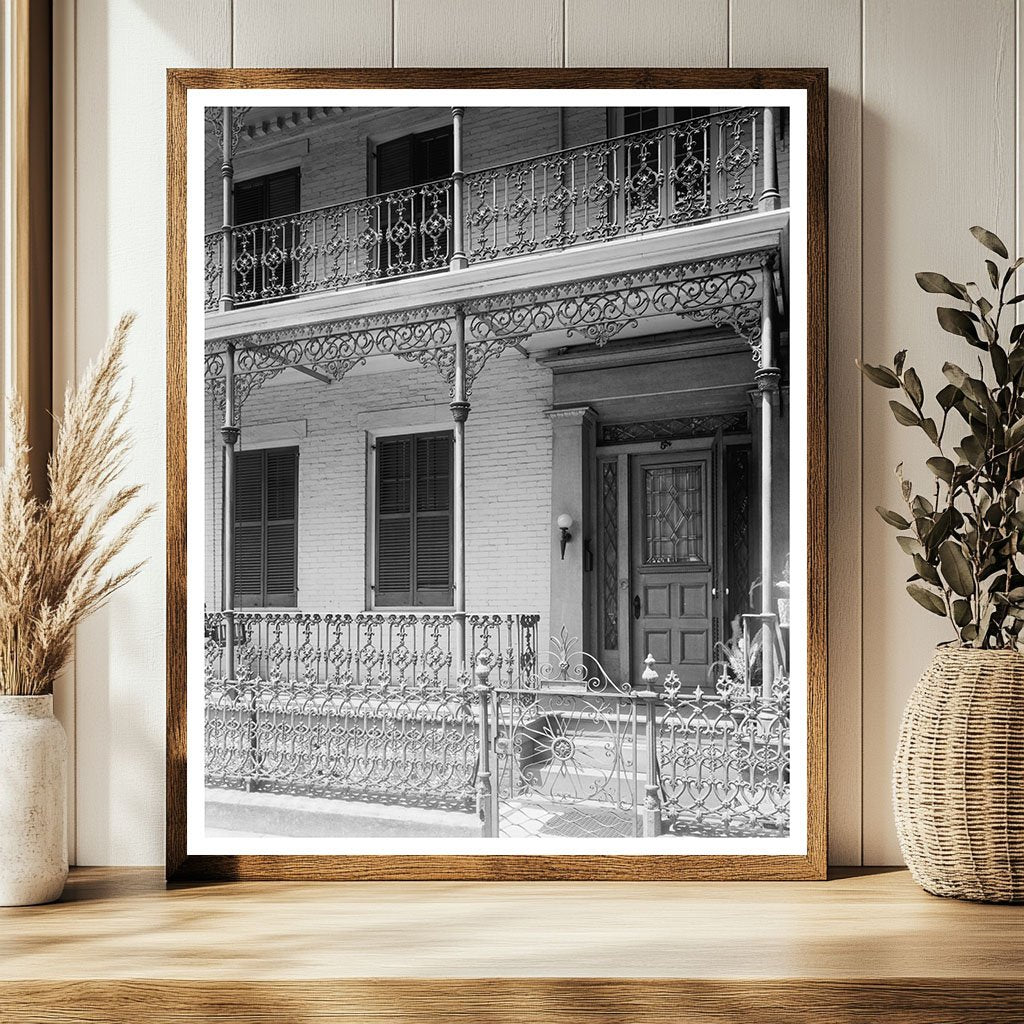 Mobile AL Architecture 1953: Ironwork and Fences