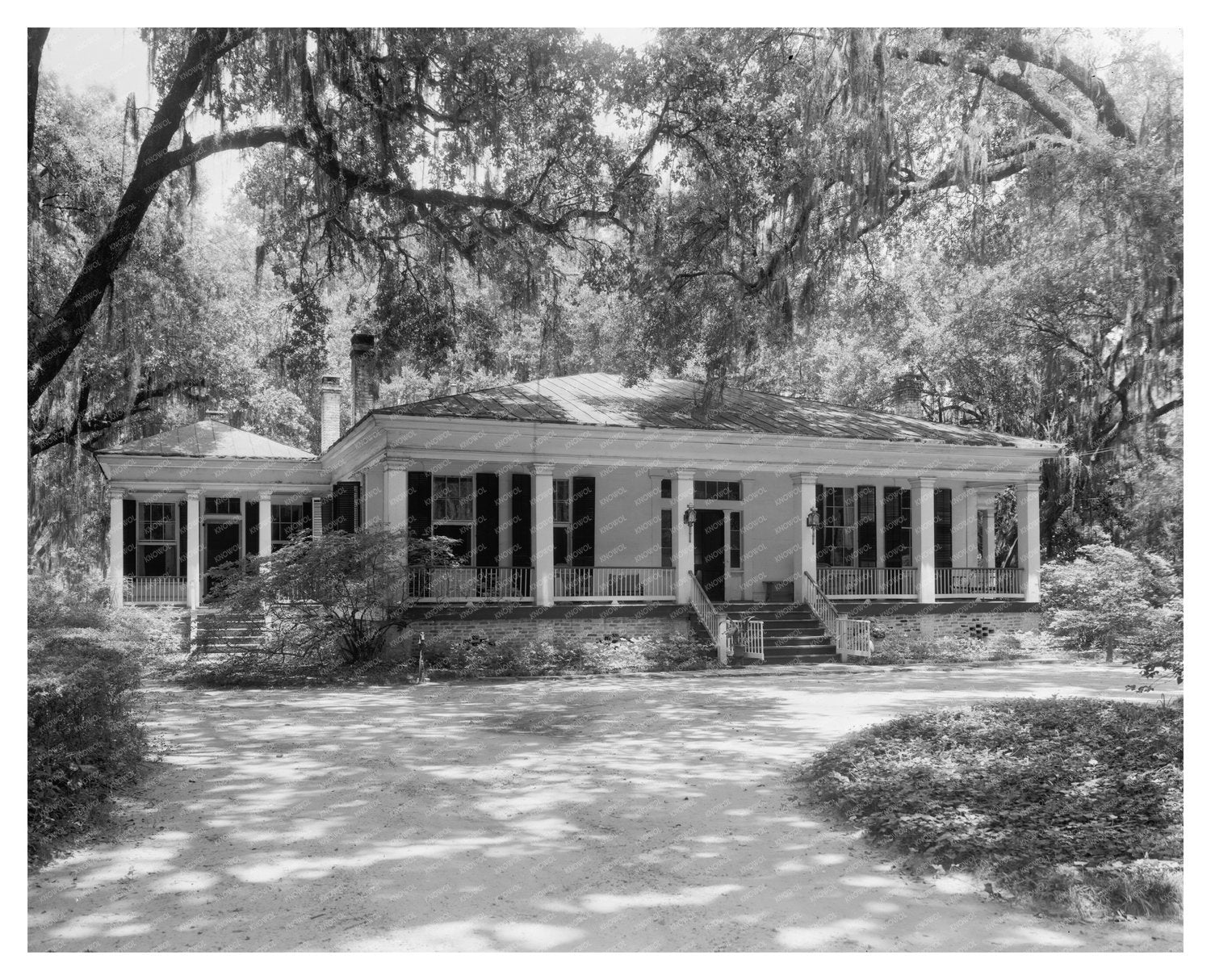 Augusta Evans House, Mobile, Alabama, 1953 Photo Archive