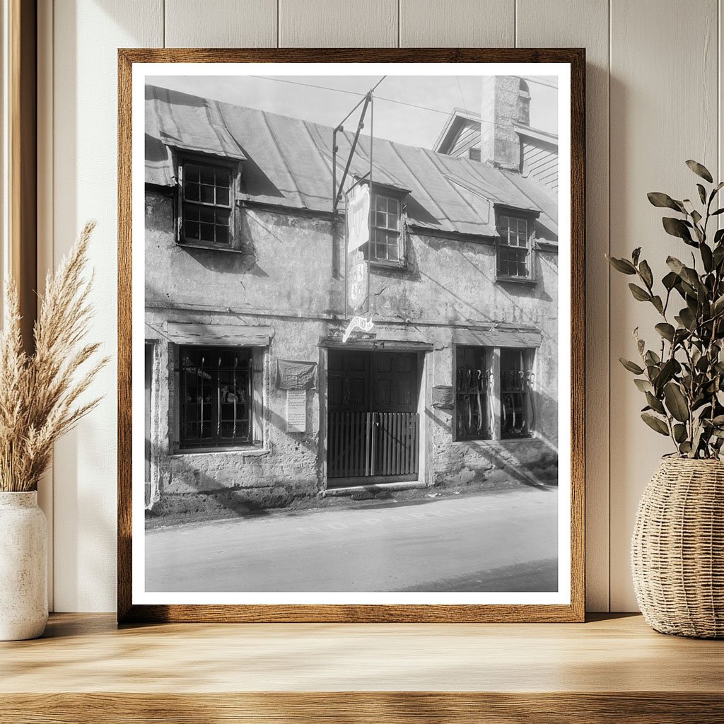 St. Augustine, FL Vintage Photo, 1803-1811 Historic Architec