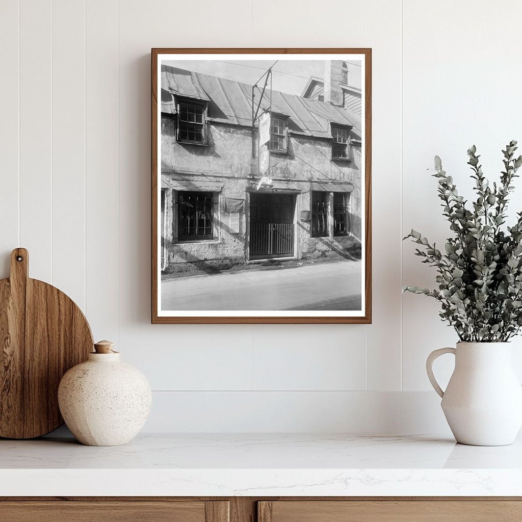 St. Augustine, FL Vintage Photo, 1803-1811 Historic Architec