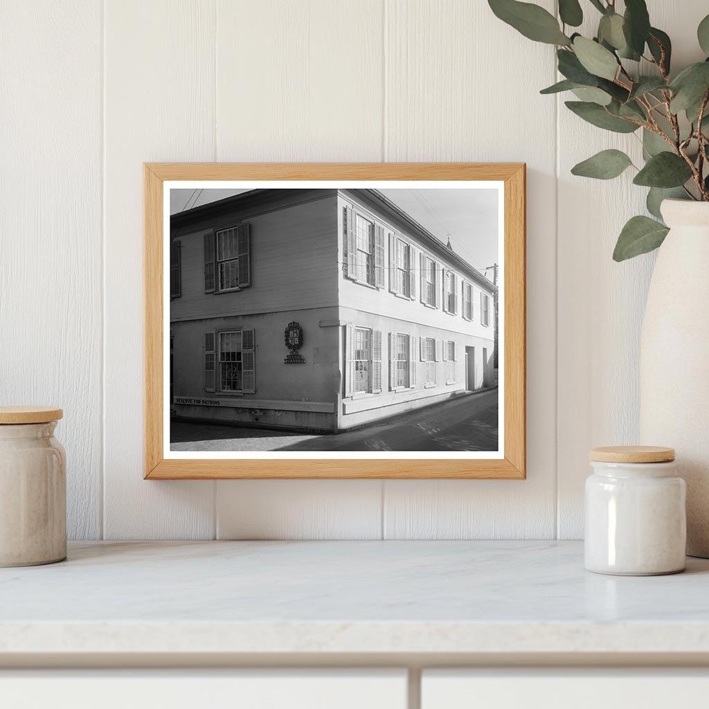 Old Spanish Treasury Photo, St. Augustine, FL 1953