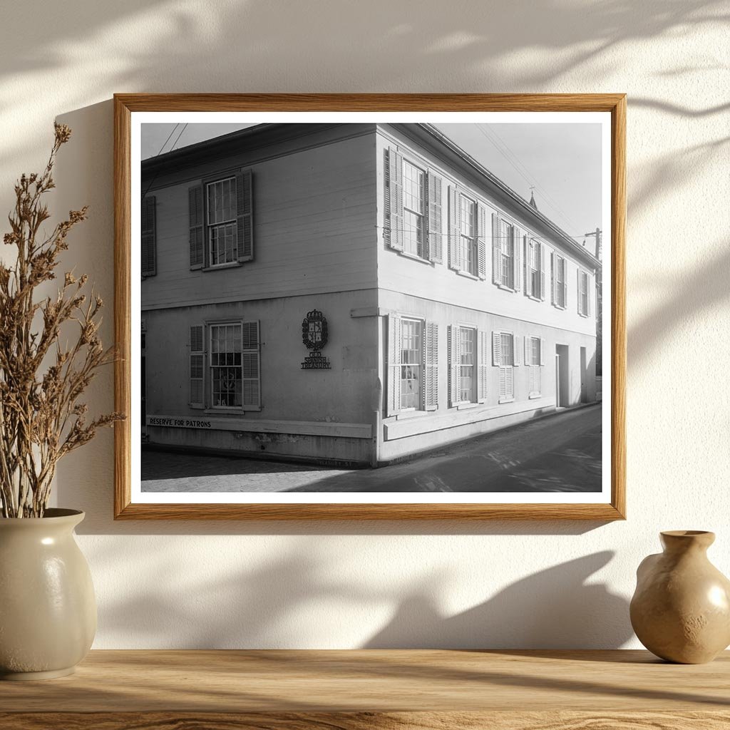 Old Spanish Treasury Photo, St. Augustine, FL 1953