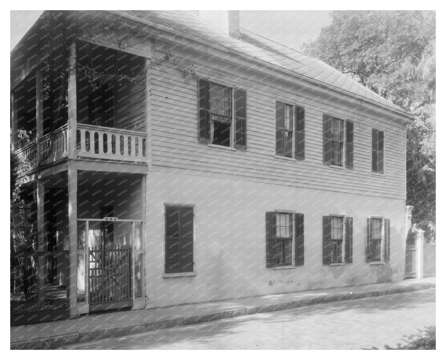 Ortega-MacMillan House, St. Augustine, FL, 1953 Photo