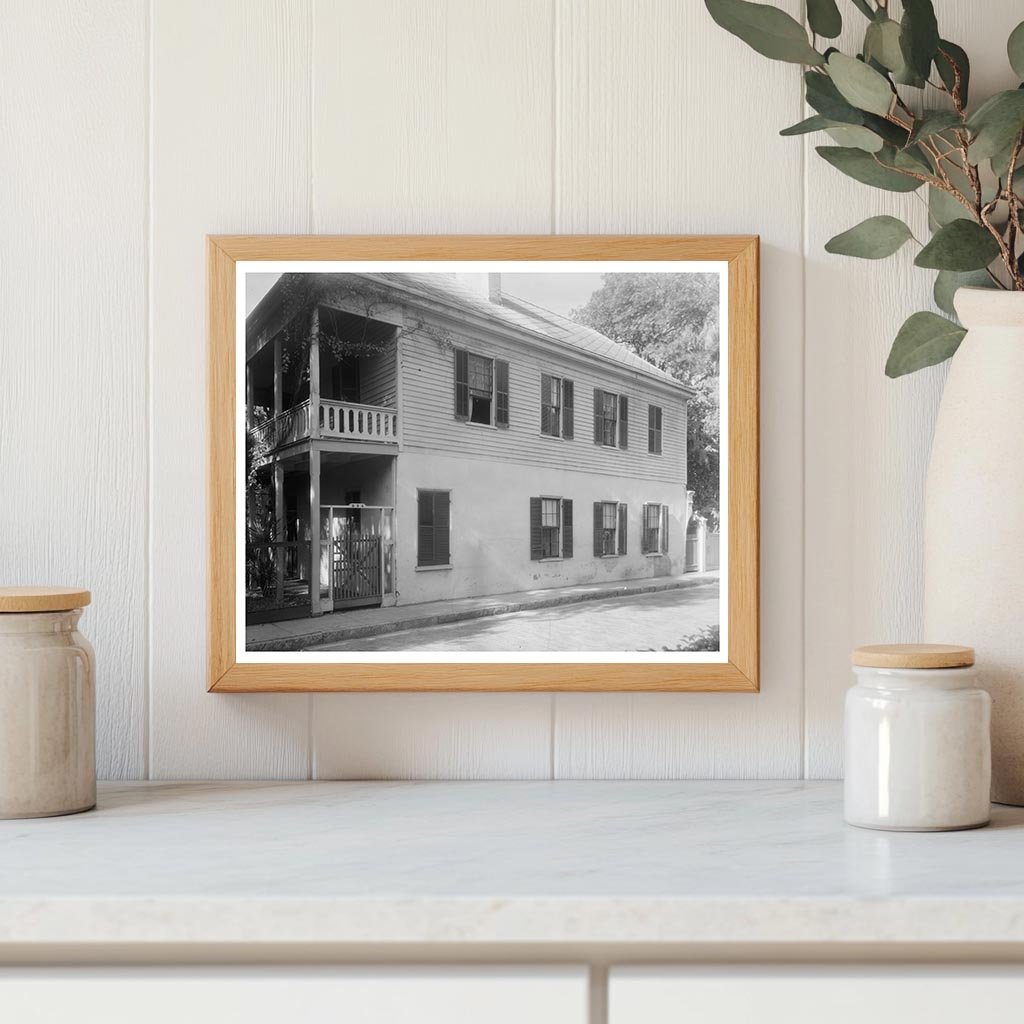 Ortega-MacMillan House, St. Augustine, FL, 1953 Photo