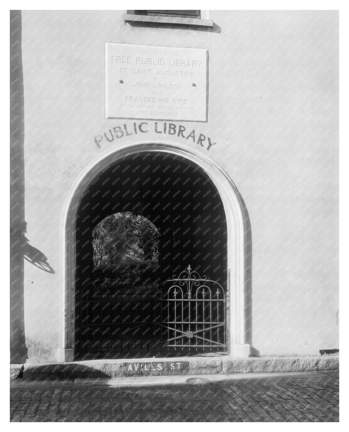 Segui-Smith House, St. Augustine, FL - Historic Photo 1953