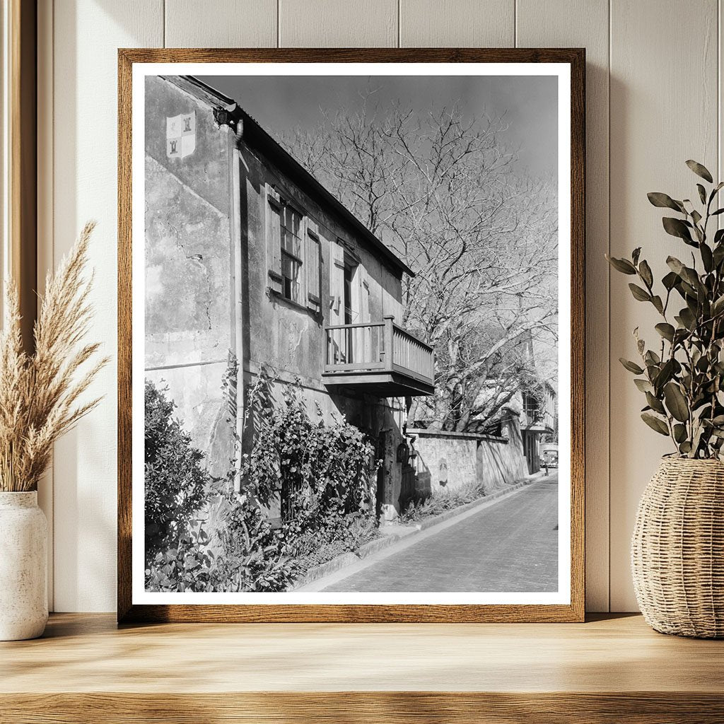 Historic Old House in St. Augustine, FL, circa 1803