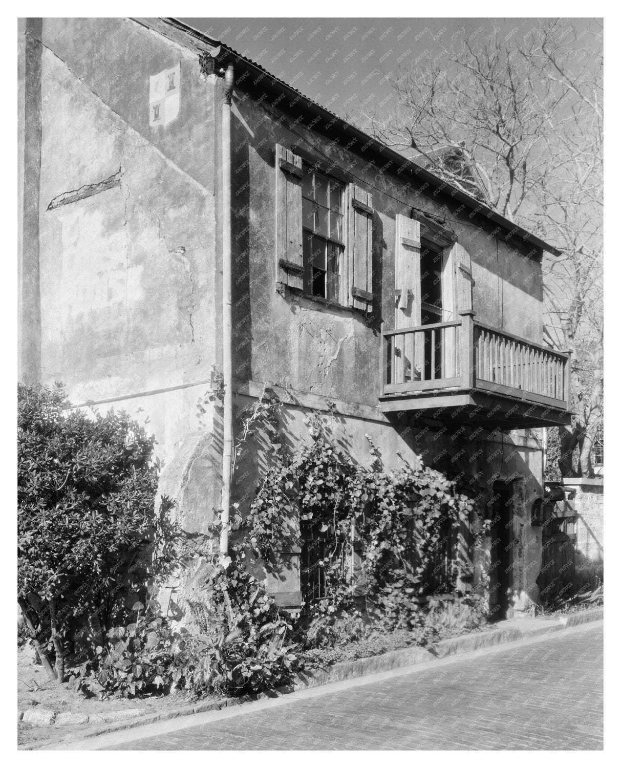 Historic Old House in St. Augustine, Florida, 1803